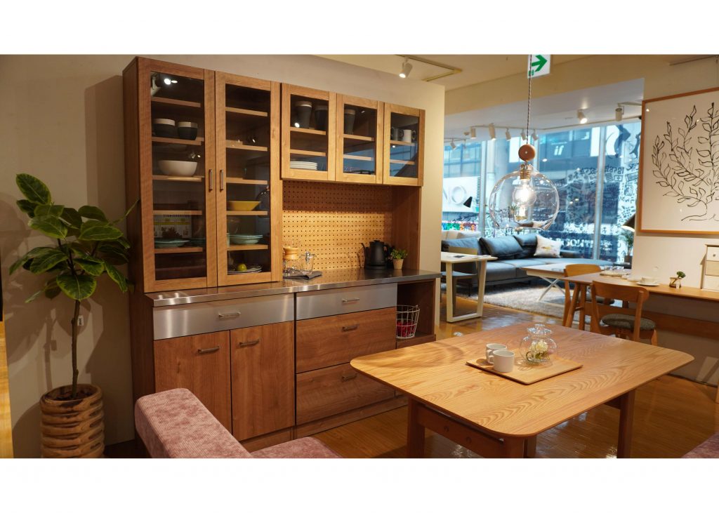 リビングハウスキッチンボード160(120 40) LUCIDO - 食器棚・キッチン 