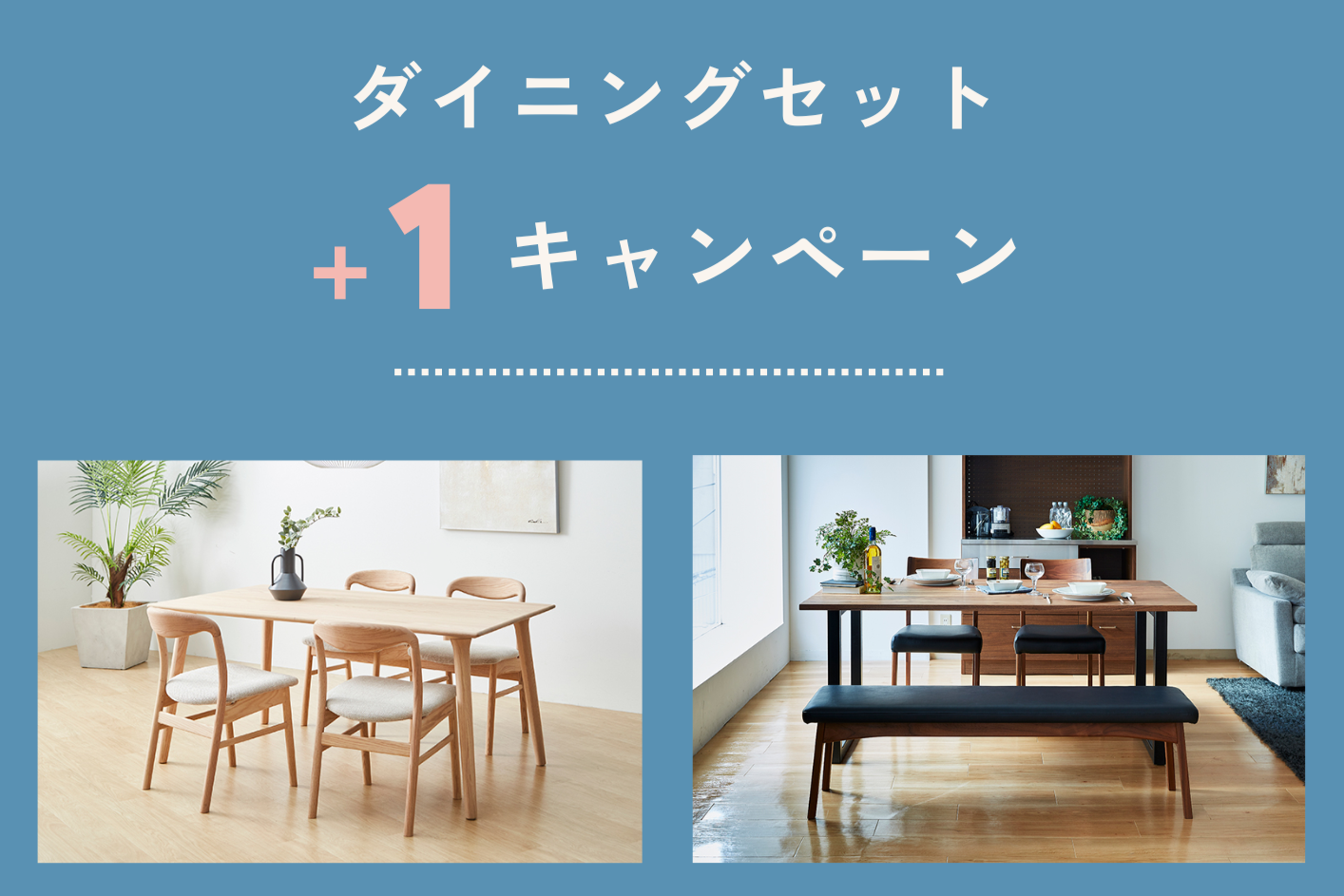 ダイニングセット購入でチェアプレゼント！ | インハウス久永｜鹿児島