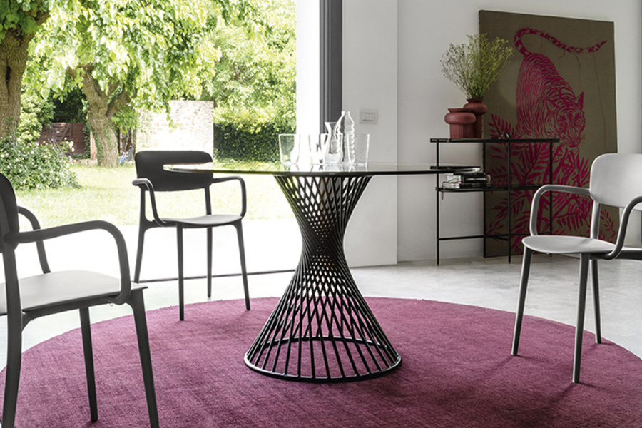 Calligaris (カリガリス) VORTEX 円形ダイニングテーブル | インハウス