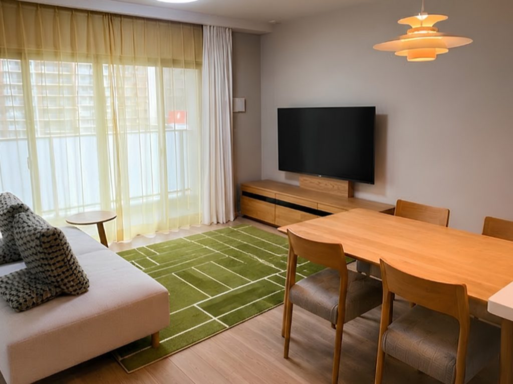 壁掛けテレビボードのあるお部屋